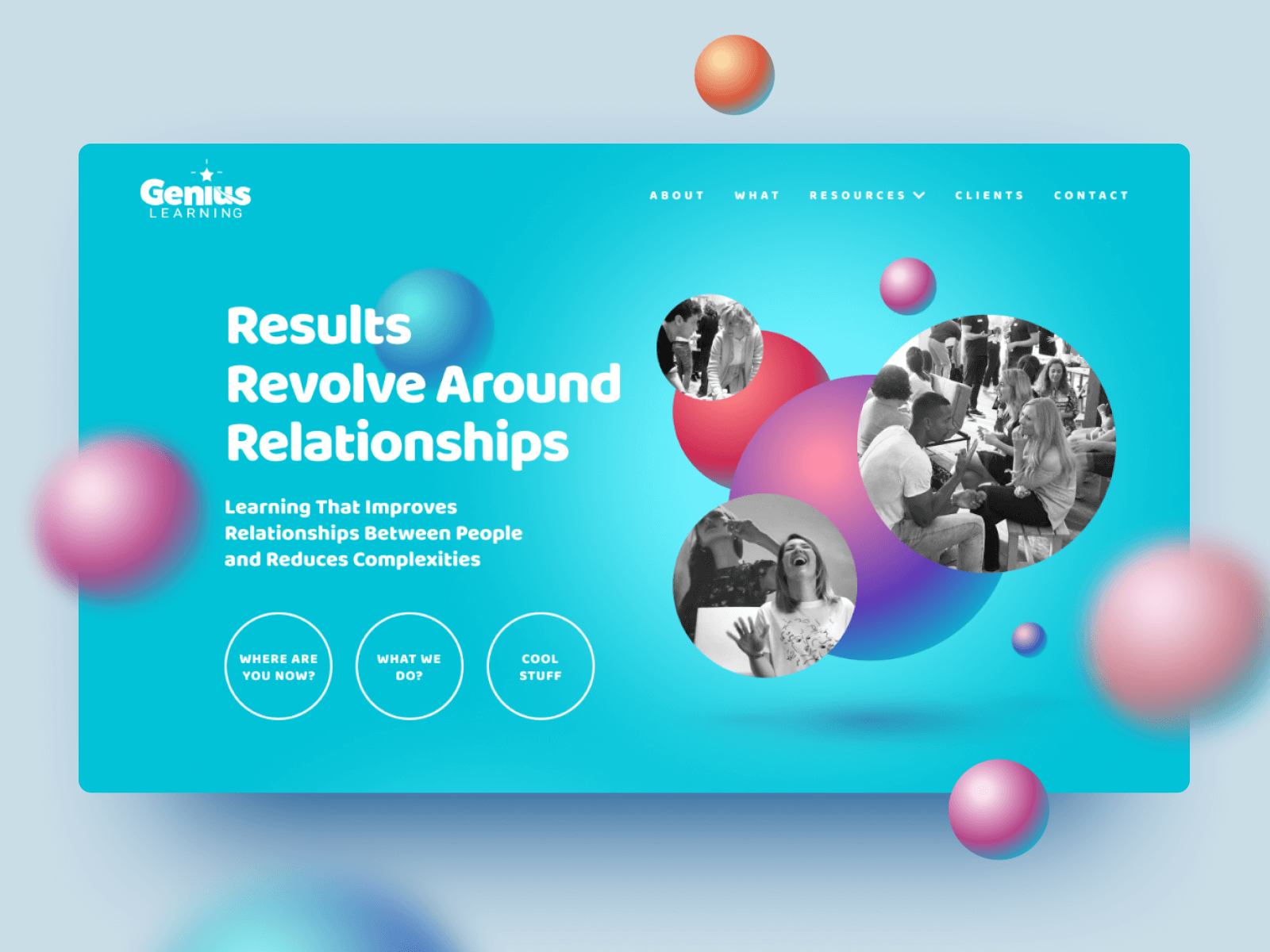 Genius Learning Web Page Design