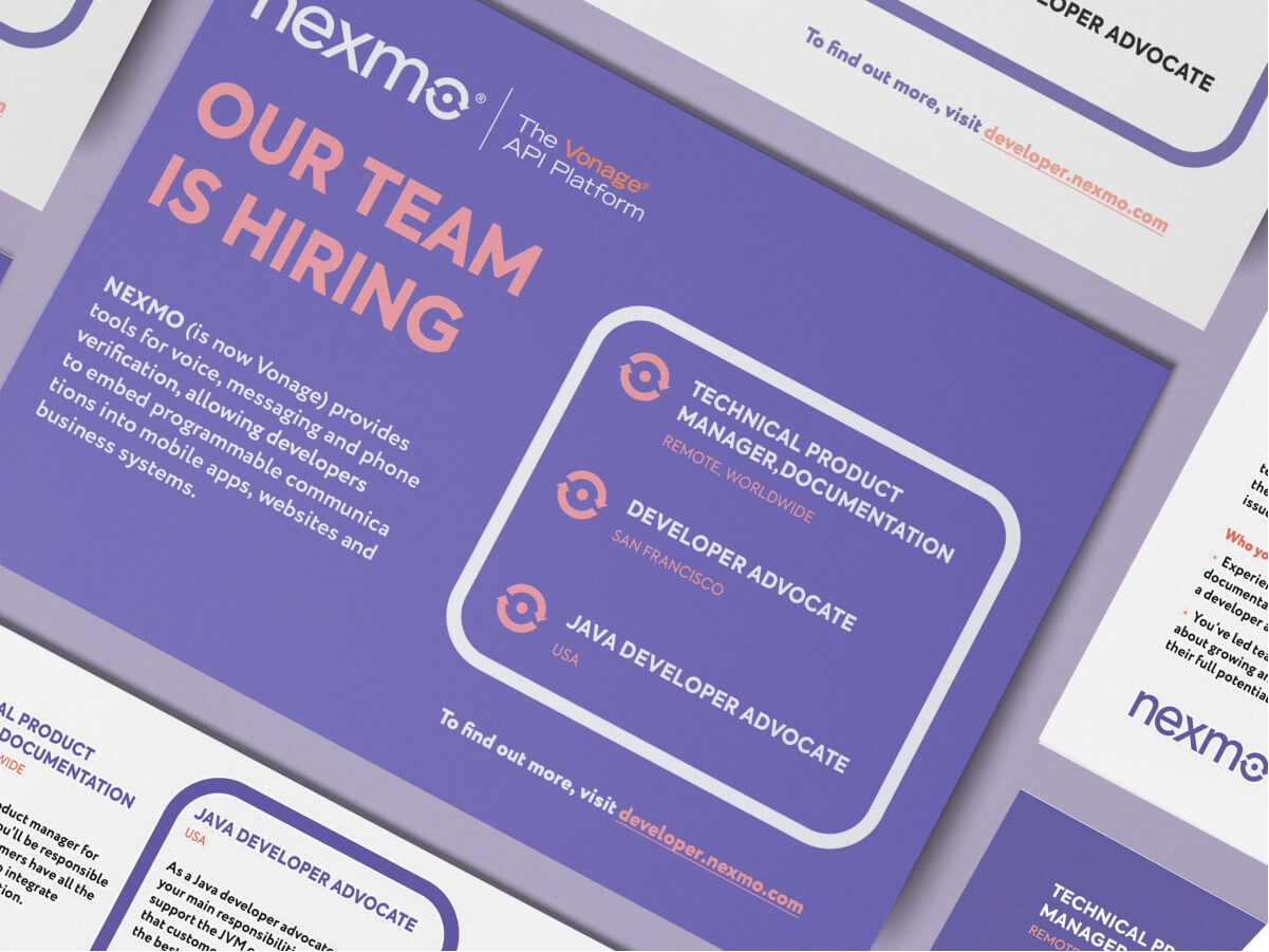 Nexmo Flyer Design