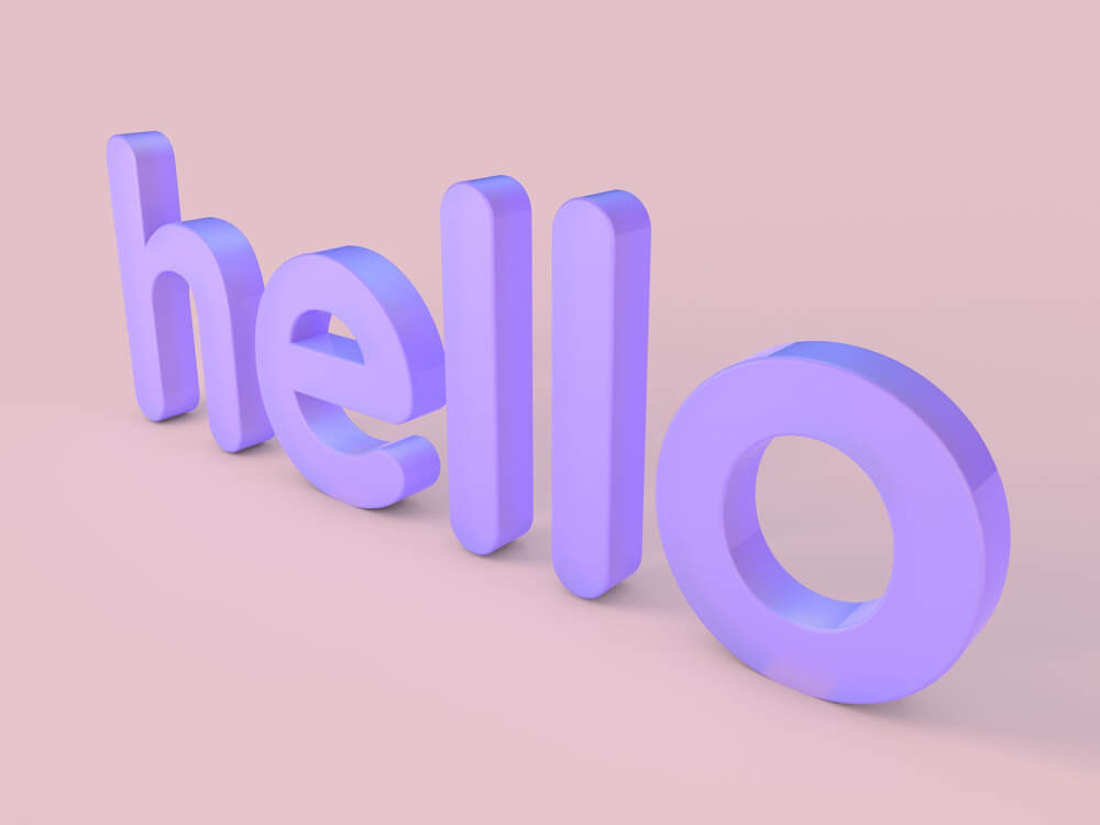 3D Typography Example 8