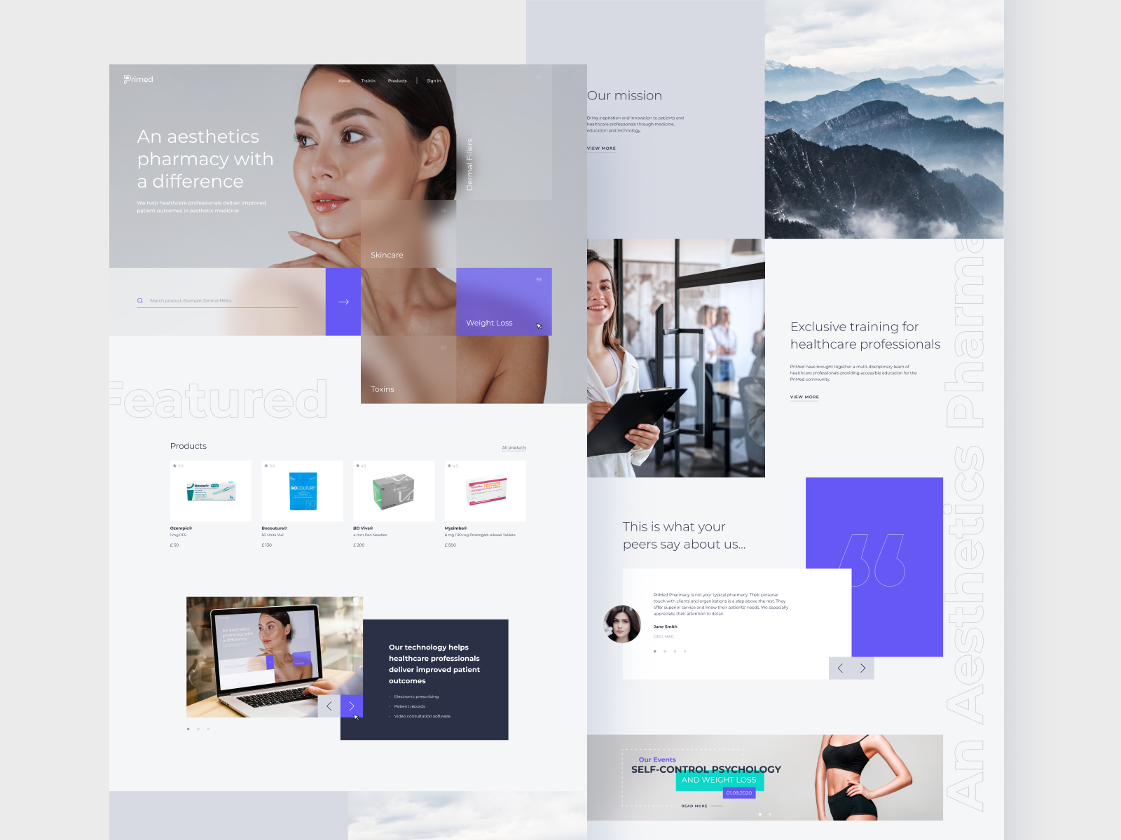 Primed Pharmacy Website Design