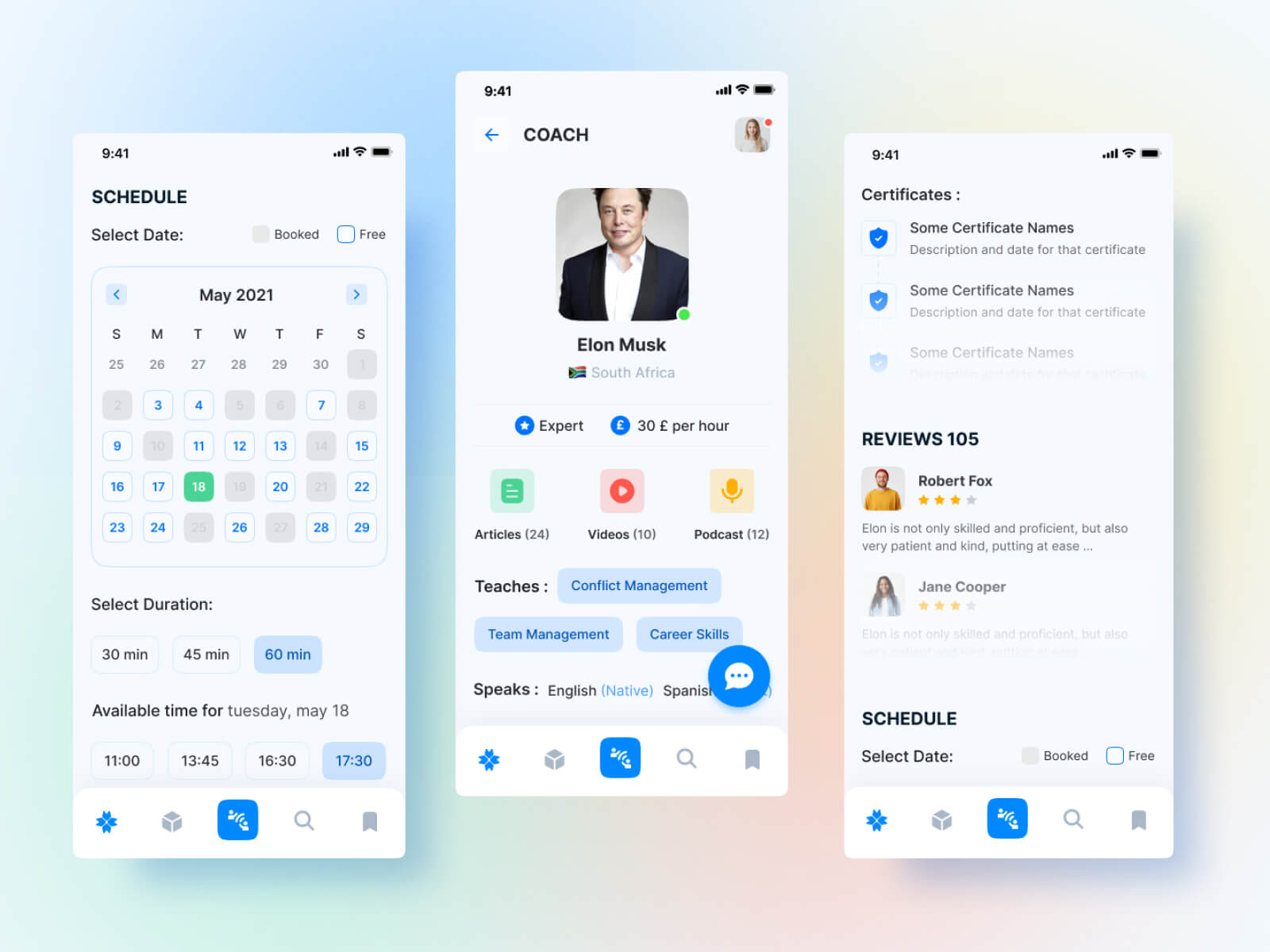 WolfPak app UIUX design