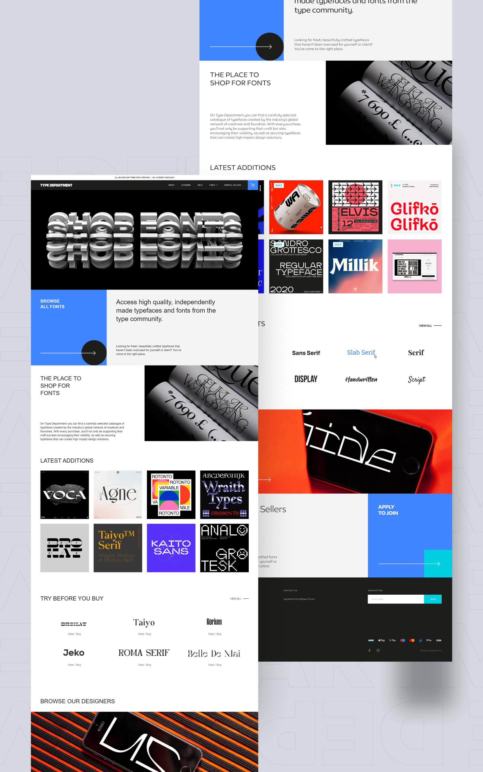 Type Department passionates