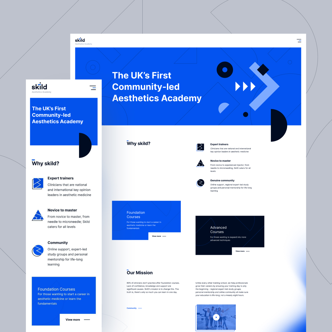 Site-preview passionates - website redesign
