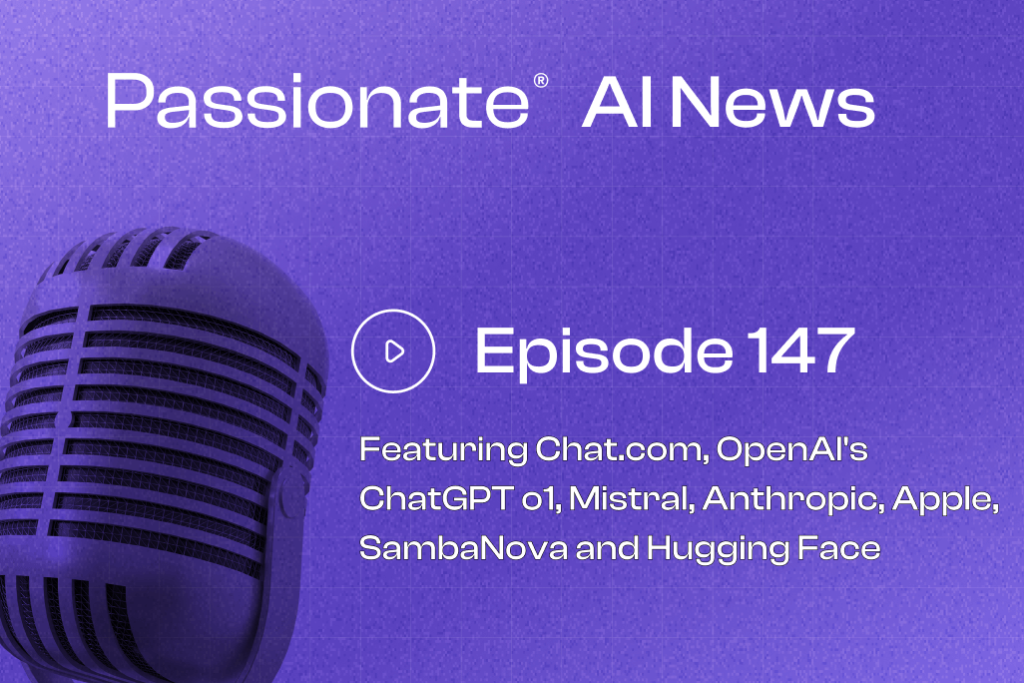 Cover Photo Major News from Chat.com, OpenAI's ChatGPT o1, Mistral, Anthropic, Apple, SambaNova and Hugging Face